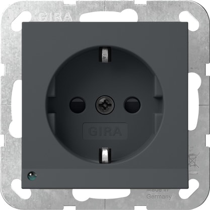 GIRA - GIR417028 SCHUKO LAMPADA LED + SP SYSTEM 55 ANTRAC