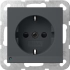 GIRA - GGI417028 SCHUKO LAMPADA LED + SP SYSTEM 55 ANTRAC