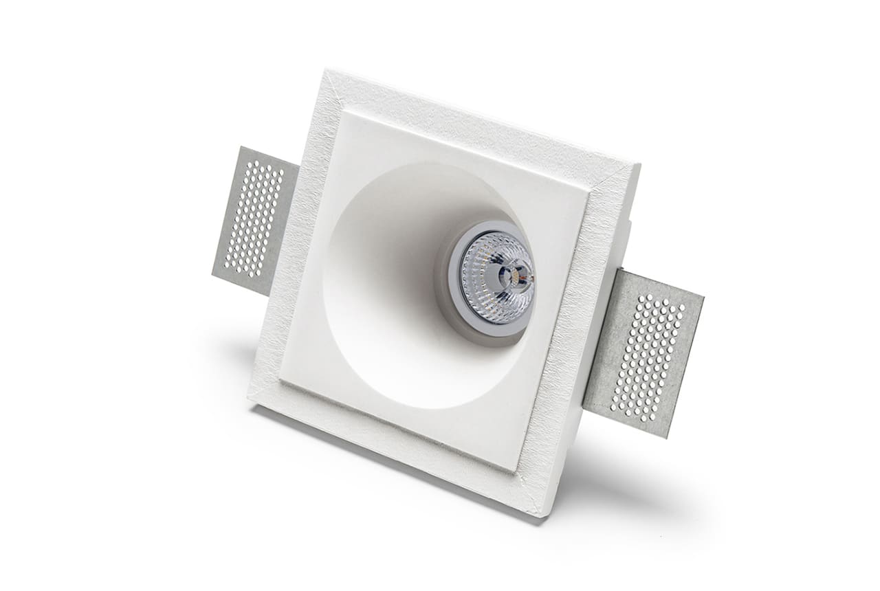 BELFIORE SRL - NVT4174-35 Faretto in CRISTALY da incasso a plafone e a parete dal design minimale.