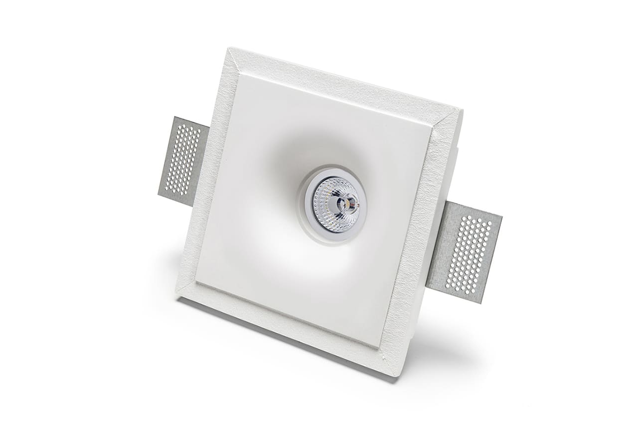 BELFIORE SRL - NVT4175-35 Faretto in CRISTALY da incasso a plafone e a parete dal design minimale.