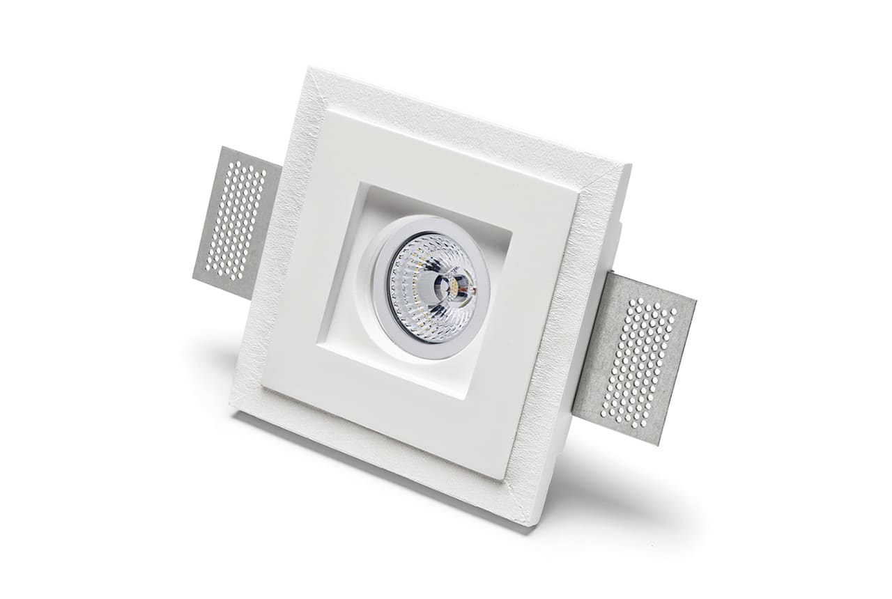 BELFIORE SRL - NVT4176-35 Faretto in CRISTALY da incasso a plafone e a parete dal design minimale.