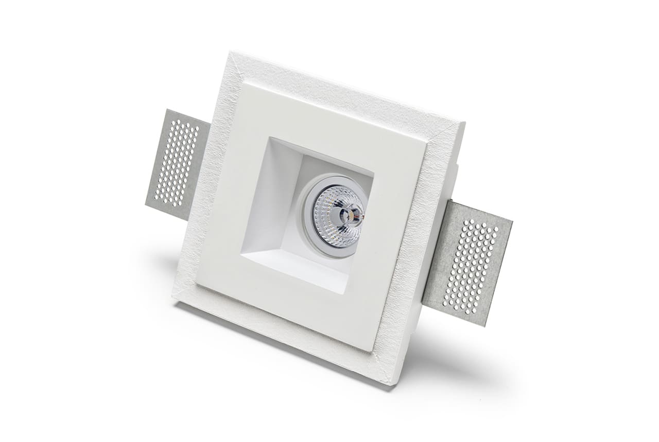 BELFIORE SRL - NVT4180-35 Faretto in CRISTALY da incasso a plafone e a parete dal design minimale.
