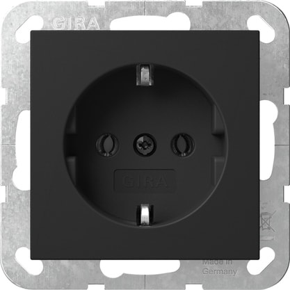 GIRA - GGI4180005 SCHUKO MRV SYSTEM 55 NERO O
