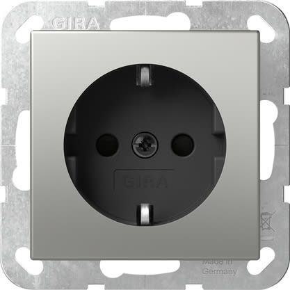 GIRA - GIR4180600 SCHUKO MRV SYSTEM 55 ACCIAIO INOX