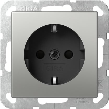 GIRA - GGI4180600 SCHUKO MRV SYSTEM 55 ACCIAIO INOX