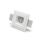 BELFIORE SRL - NVT4183-35 Faretto in CRISTALY da incasso a plafone e a parete dal design essenziale con luce orientabile.