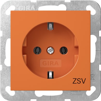 GIRA - GIR4188109 SCHUKO IMPR.ZSV SYSTEM 55 ARANCIO