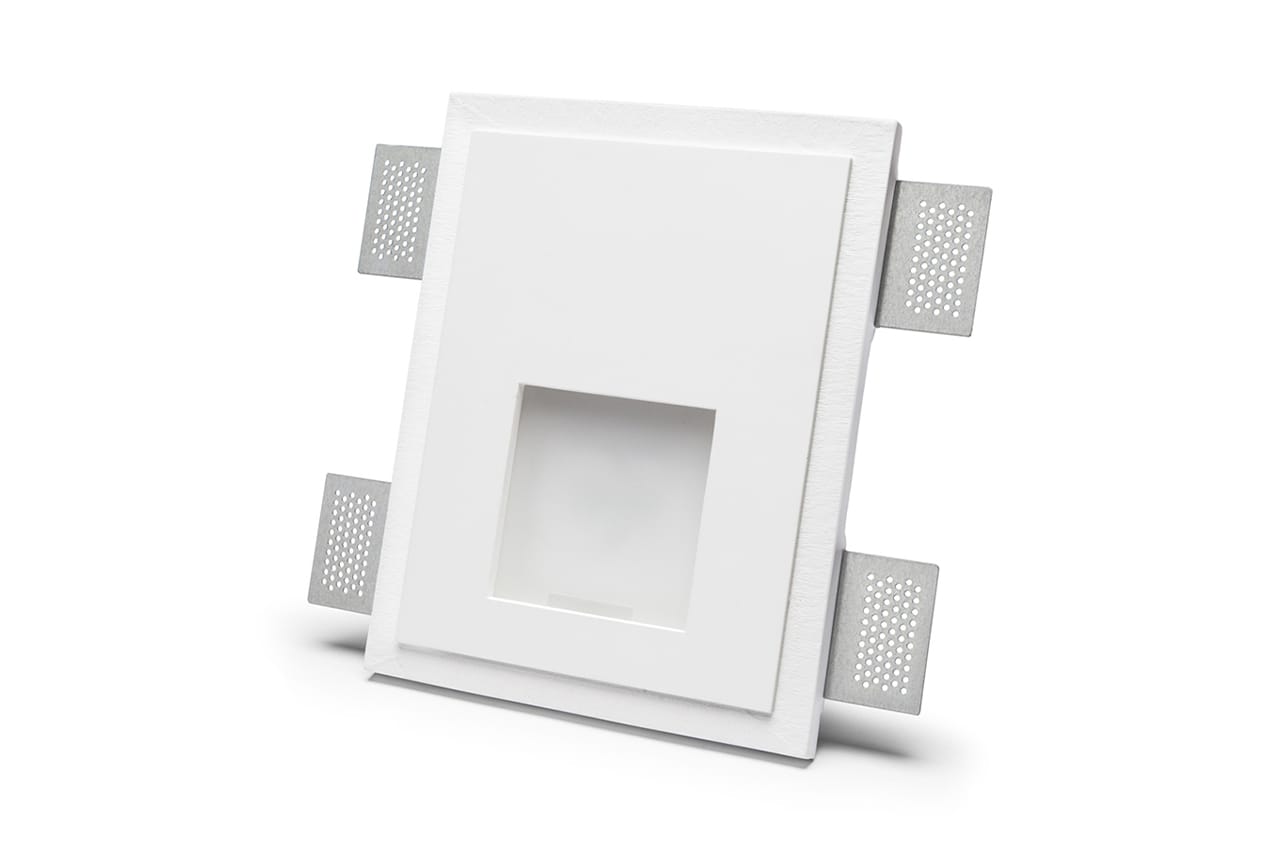 BELFIORE SRL - NVT4195B-3004 Faretto segnapasso in CRISTALY con parte elettrica a LED a incasso.