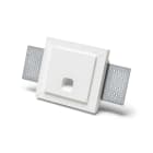 BELFIORE SRL - NVT4198-3000 Faretto segnapasso in CRISTALY con incavo levigato di forma quadrata, unico e originale.