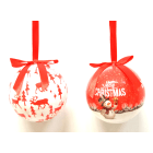 GIOCOPLAST NATALE SP - GCP42015398 SFERA VINTAGE 75MM, DEC ASS R/B, IN DISP