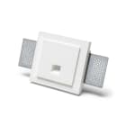 BELFIORE SRL - NVT4202-4000 Faretto segnapasso in CRISTALY con incavo levigato di forma quadrata, unico e originale.