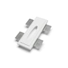 BELFIORE SRL - NVT4204B-2700 Faretto segnapasso in CRISTALY con incavo ovale allungato, elegante e moderno.