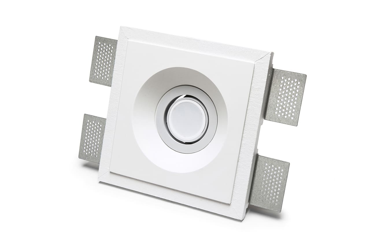 BELFIORE SRL - NVT4216-35 Faretto in CRISTALY con parte elettrica a LED a incasso a plafone a parete dal design minimale.