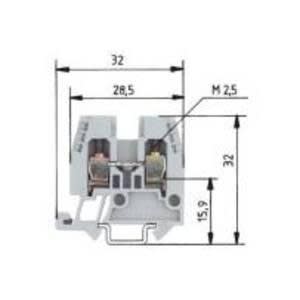 WIELAND ELECTRIC SRL - WIE55.503.1053.0 FEED-THROUGH TERMWKM 2,5/ 15 /V0