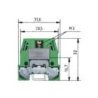 WIELAND ELECTRIC SRL - WIE55.504.9153.0 MORSETTO TERRA WKM 4 SL / 15/V0