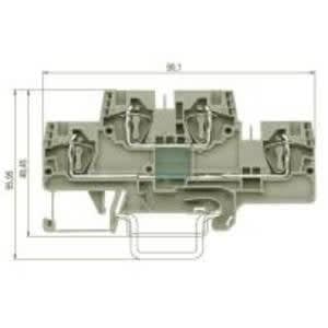 WIELAND ELECTRIC SRL - WIE56.704.7055.0 DOUBL DECK TERM.WKFN 4 E/35