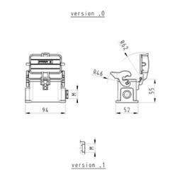 WIELAND ELECTRIC SRL - WIE71.341.1035.1 BOTTOMBAS GUT GS 10 M20 50 A1