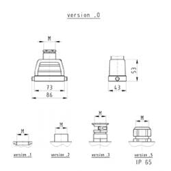 WIELAND ELECTRIC SRL - WIE71.352.1035.1 CALOTTA BAS GOT GI 10 M20 A1
