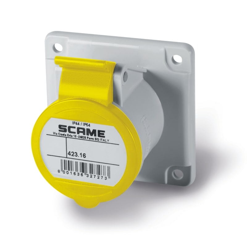 SCAME PARRE SPA - SCA423.1660/R-SF PRESA INCASSO 2P+T IP44/IP54 16A 4H