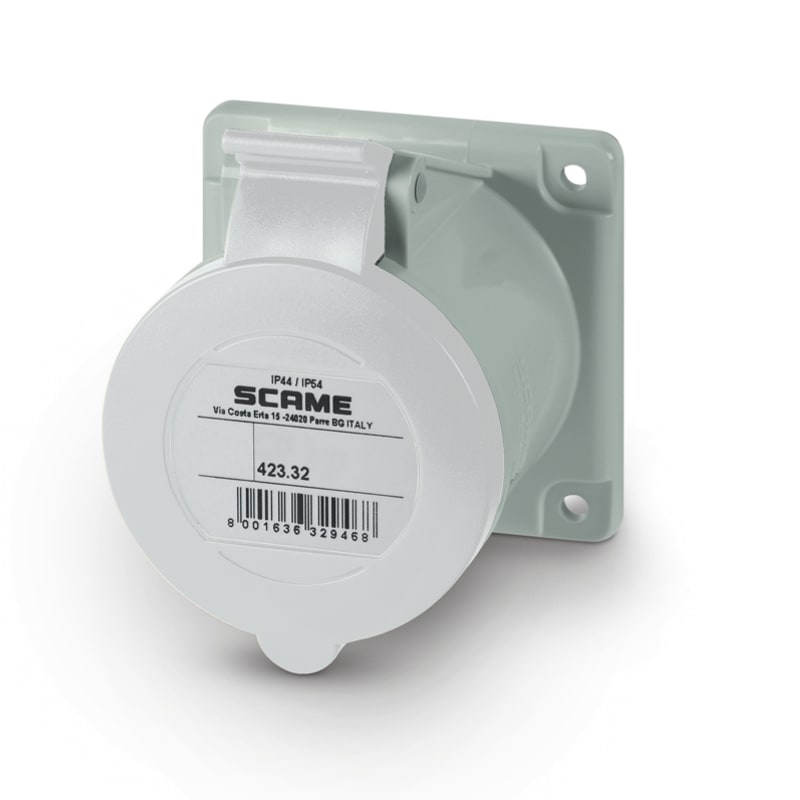 SCAME PARRE SPA - SCA423.32638 PRESA INCASSO 2P+T IP44/IP54 32A 8H