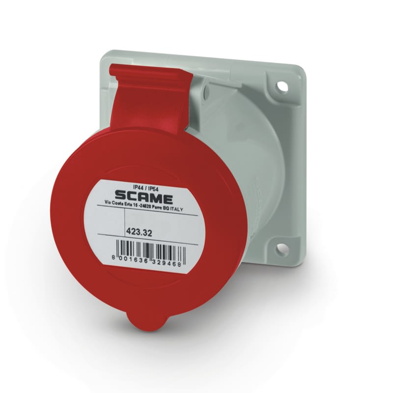 SCAME PARRE SPA - SCA423.3268 PRESA INCASSO 2P+T IP44/IP54 32A 9H