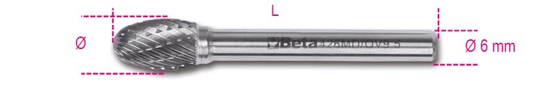 BM SPA - BMM004260541 FRESE LIMARE MD 6 OVALE 9,5