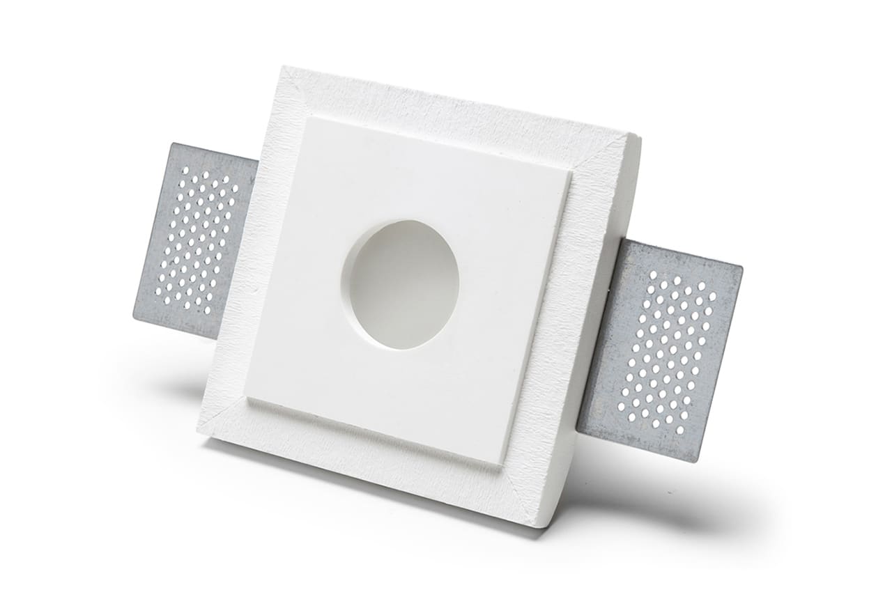 BELFIORE SRL - NVT4277-35 Faretto in CRISTALY con parte elettrica a LED a incasso a plafone e a parete con diffusore in vetro.