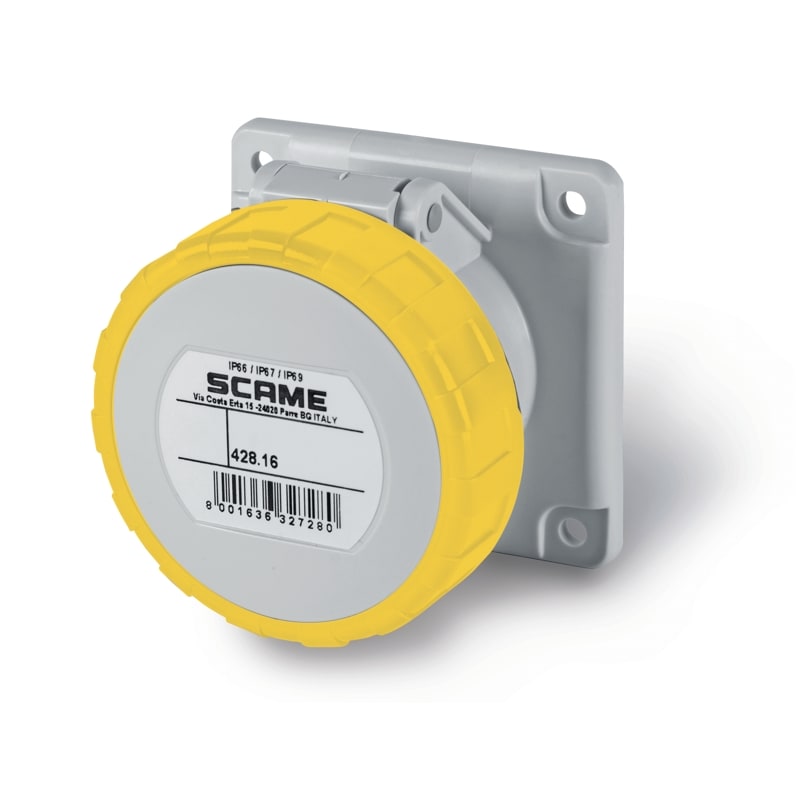 SCAME PARRE SPA - SCA428.1661 PRESA DA INCASSO IP66/IP67 3P+T 16A 4H