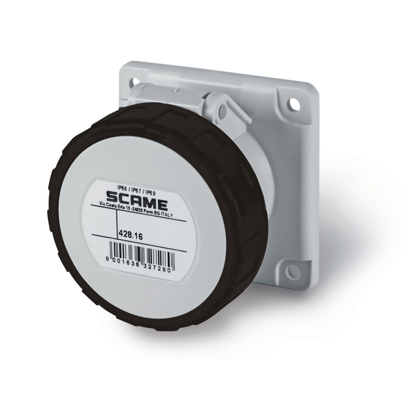 SCAME PARRE SPA - SCA428.16676 PRESA DA INCASSO IP66/IP67 3P+N+T 16A 7h