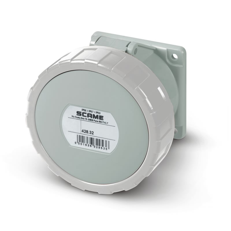 SCAME PARRE SPA - SCA428.32633 PRESA DA INCASSO IP66/IP67 2P+T 32A 12H
