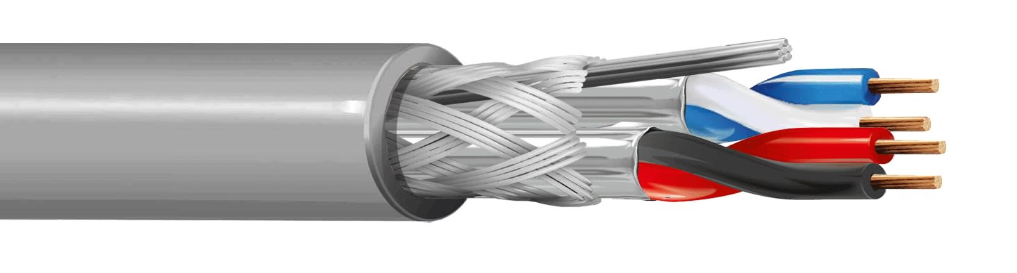 ITC INDUSTRIA TECNIC - ITC42S7YGOM100 1X2AWG24+1X2AWG22 FLEX STP DBUS OR M100