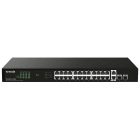 ELCART DISTRIBUTION - ERT429437100 SWITCH POE GIGABIT 24P +2P +2SFP TENDA