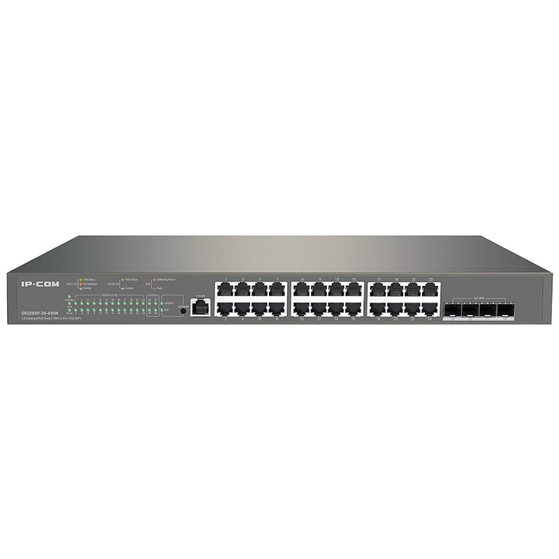 ELCART DISTRIBUTION - ERT429750500 SWITCH L3 GIGA POE 24P+4SFP 10G IP-COM