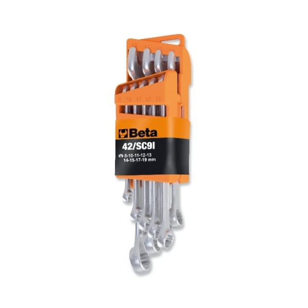 BM SPA - BMM000421087 Serie di 9 chiavi combinate con supporto compatto