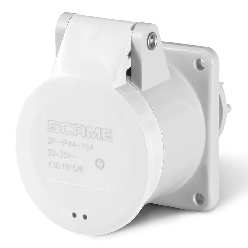 SCAME PARRE SPA - SCA430.3216/R PRESA INCASSO BASSISS. 2P 32A 42V