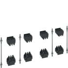 HAGER - HAGUC825BB KIT PORTABARRE 3F+N X 2 BARRE 5MM Q.EVO