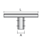 SEM - SEM4320 TRAVERSA LUNG. 50 CM. ZINCATA