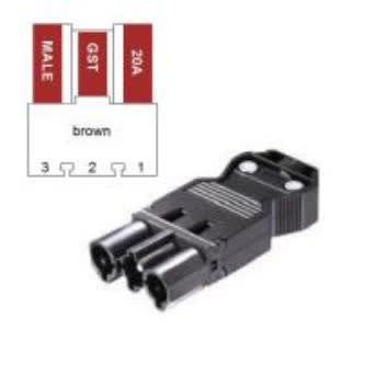 WIELAND ELECTRIC SRL - WIE92.932.3853.0 MALE P&STRAIN-RELGST18I3S S1 ZR1 BR05