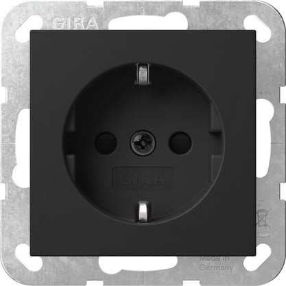 GIRA - GIR4383005 SCHUKO SH S/GRAFFE MRV SYSTEM 55 NERO O