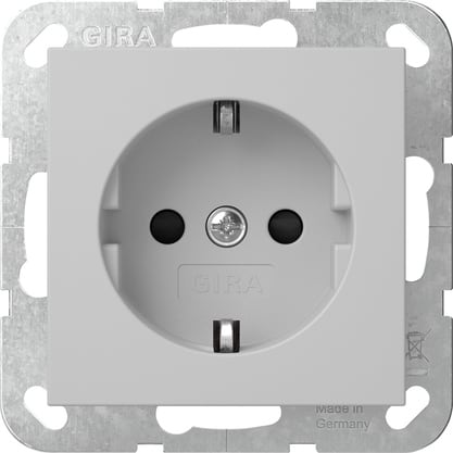 GIRA - GIR4383015 SCHUKO SH S/GRAFFE MRV SYSTEM 55 GRIGIO