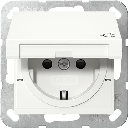 GIRA - GGI441403 PRESA SCHUKO CC + SP SYSTEM 55 BNC PURO