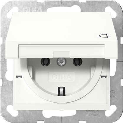 GIRA - GIR445403 PRESA SCHUKO CC SYSTEM 55 BNC PURO