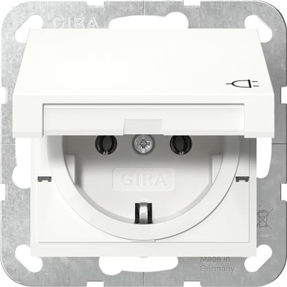 GIRA - GGI445403 PRESA SCHUKO CC SYSTEM 55 BNC PURO