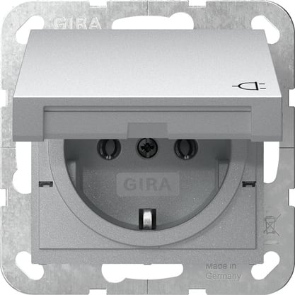 GIRA - GGI445426 PRESA SCHUKO CC SYSTEM 55 C.ALLUM.