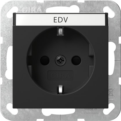 GIRA - GIR4462005 SCHUKO CT + SP System 55 nero o