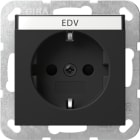 GIRA - GIR4462005 SCHUKO CT + SP SYSTEM 55 NERO O