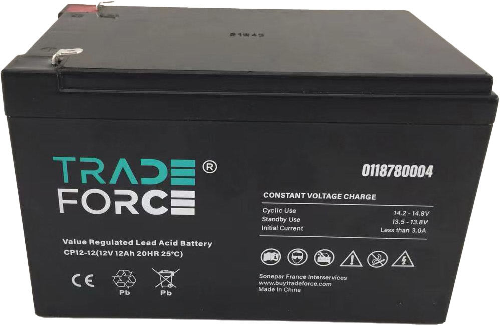 TRADEFORCE - TDM0118780004 BATTERIA VLRA 12V - 12AH - FASTON 4.8 V0
