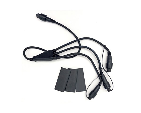 WIMEX - WIM4501354 DERIVAZIONE TRIS NERA IP44