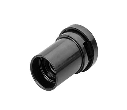 WIMEX - WIM4501582 PORTALAMPADA E14 BLACK RAIL