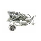 WIMEX - WIM4501656 FEST E27 10PEND BIANCO 10M CN-